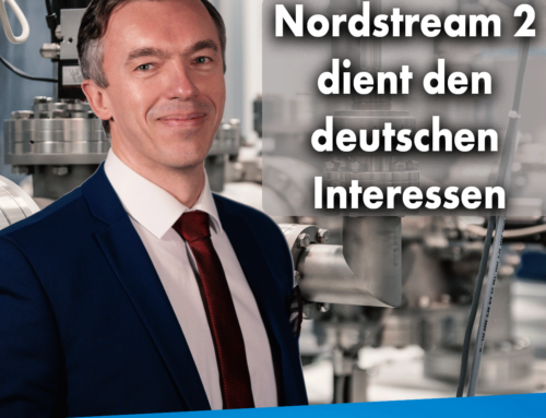 Nordstream 2 dient den deutschen Interessen